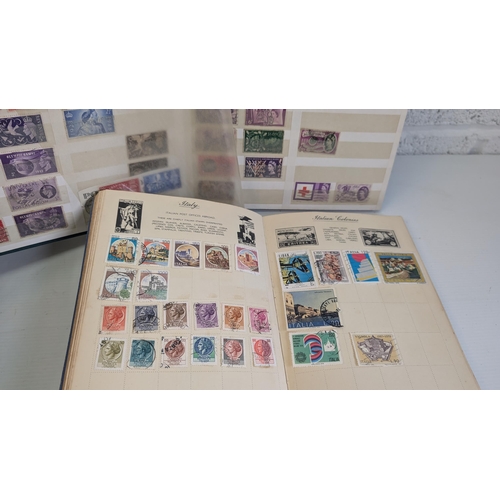 924 - A Schoolboy Stamp Collection in Folders, Tins and Loose