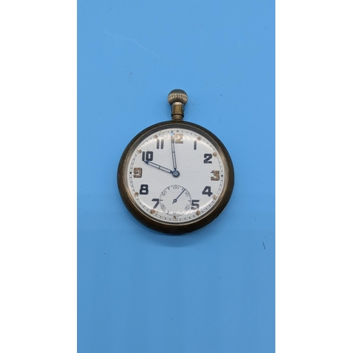 668 - A WW2 Military Pocket Watch