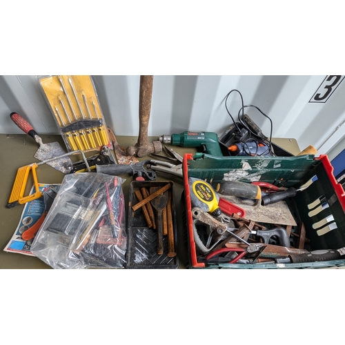 1111 - A Box of Assorted Hand Tools