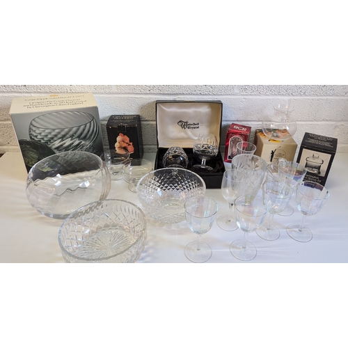 703 - A Collection of Boxed and Unboxed Antique and Vintage Crystal/ Glass inc. Dartington, RCR, Waterford... 