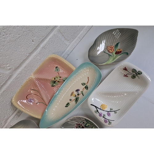 719 - A Collection Of Shorter And Sons Hand Painted China