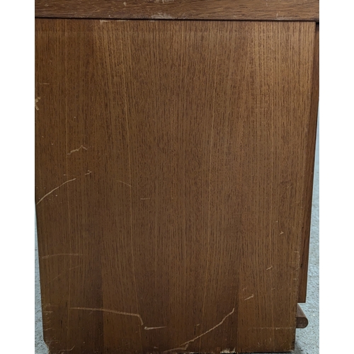 732 - Meredew Mid Century Sideboard with 2 x Drawers and 4 x Cupboards 55cm x 201cm x 46cm