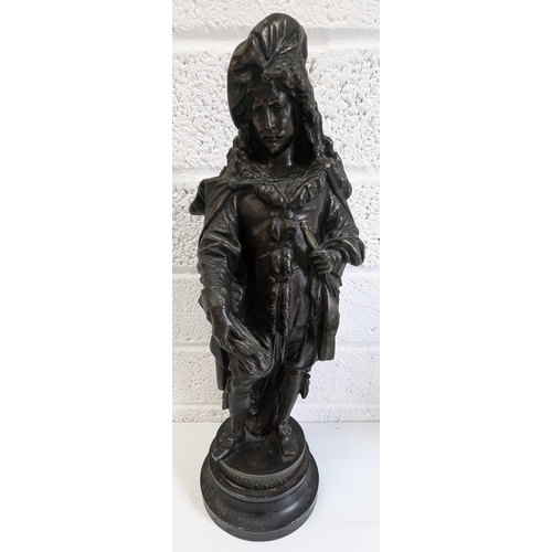 748 - Rembrandt - A Spelter Figurine - 44cm Tall