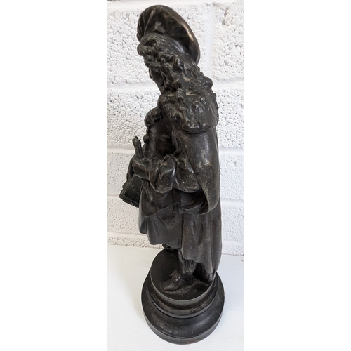 748 - Rembrandt - A Spelter Figurine - 44cm Tall