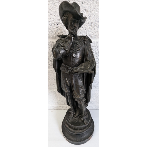 749 - Rubens - A Spelter Figurine - 44cm