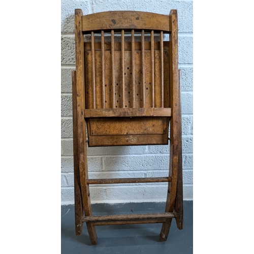 784 - A Pair Of Antique Folding Chairs