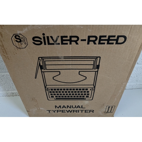 849 - A Vintage Silver Reed Typewriter