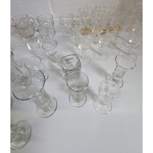 884 - A Large Assortment Of Cut Crystal And Other Glassware