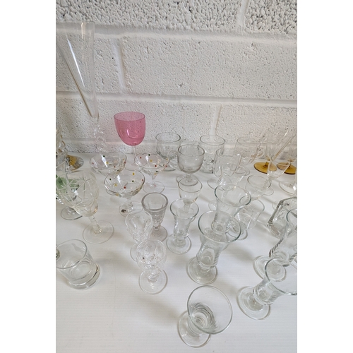 884 - A Large Assortment Of Cut Crystal And Other Glassware