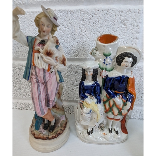 923 - 5x Staffordshire And Other Figurines