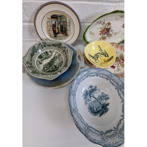 944 - A Large Quantity Of Assorted Antique China Plates Etc.