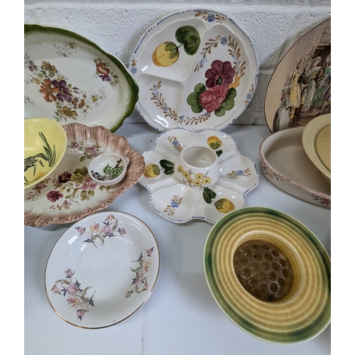 944 - A Large Quantity Of Assorted Antique China Plates Etc.