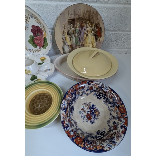 944 - A Large Quantity Of Assorted Antique China Plates Etc.