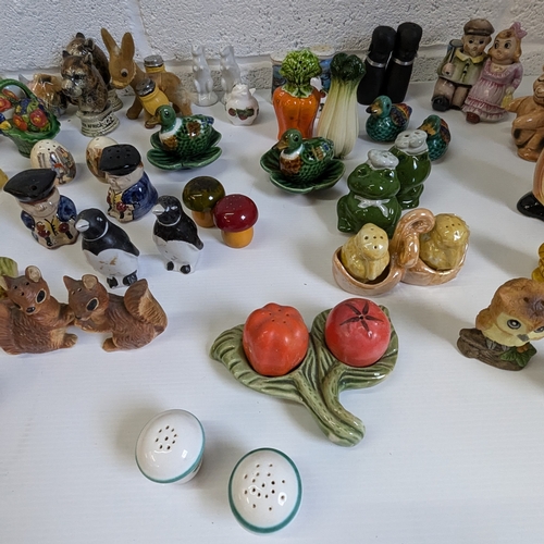 952 - A Large Collection Of Novelty Salt And Pepper Pots