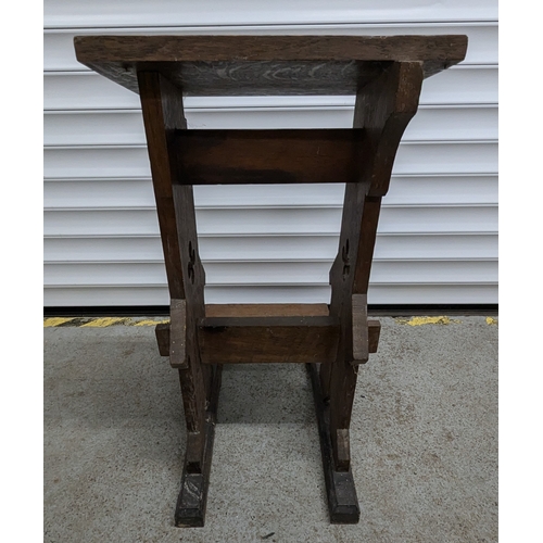 1020 - Antique Oak Lectern Bible Stand