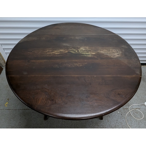 1028 - Ercol Dropleaf Dining Table