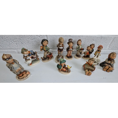 1141 - 11 Vintage West German Hummel Figurines