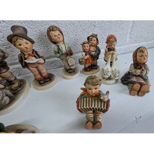 1141 - 11 Vintage West German Hummel Figurines