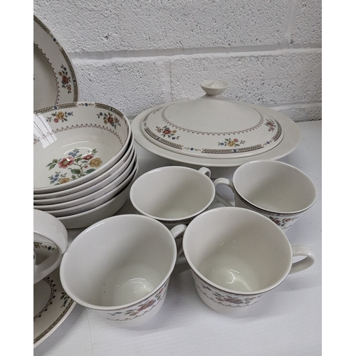 1144 - Royal Doulton Kingswood Dinner Service - 43 Pieces Approximately