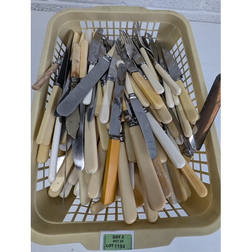 1194 - Large Quantity Of Mixed Cutlery