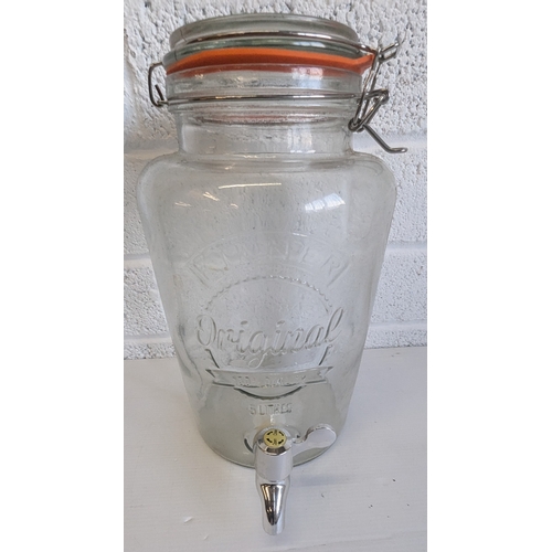 1307 - 5 Litre Kilner Jar With Tap - 31 x 25 x 19cm