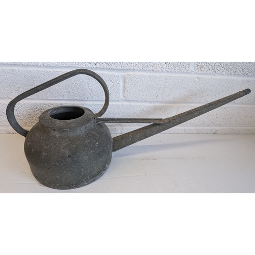 1391 - Vintage Galvanised 10 Pint Watering Can