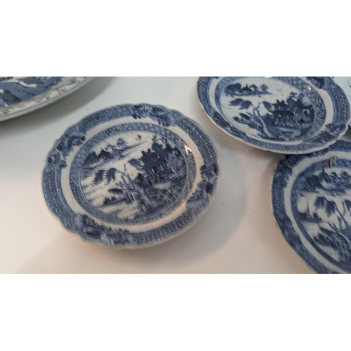 161 - A Selection of 17th to 19th Century Blue and White China including Chinese, Japanese Transferware. P... 