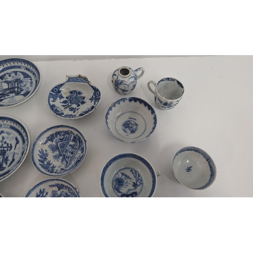 161 - A Selection of 17th to 19th Century Blue and White China including Chinese, Japanese Transferware. P... 