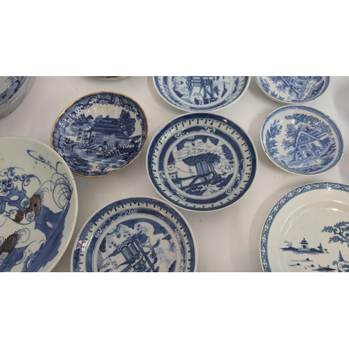 161 - A Selection of 17th to 19th Century Blue and White China including Chinese, Japanese Transferware. P... 