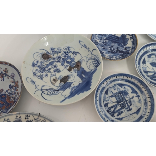 161 - A Selection of 17th to 19th Century Blue and White China including Chinese, Japanese Transferware. P... 