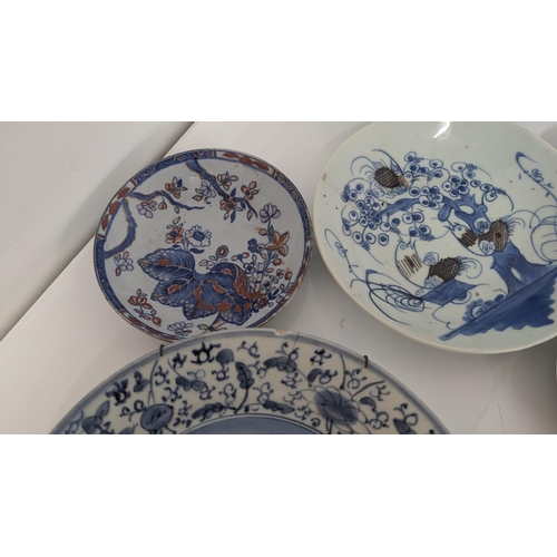 161 - A Selection of 17th to 19th Century Blue and White China including Chinese, Japanese Transferware. P... 