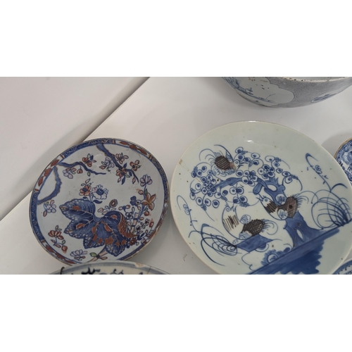 161 - A Selection of 17th to 19th Century Blue and White China including Chinese, Japanese Transferware. P... 