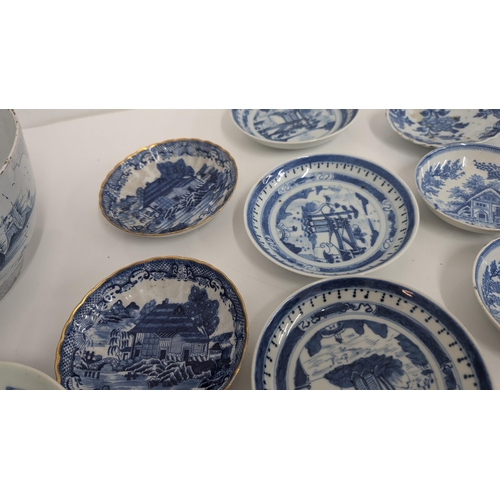 161 - A Selection of 17th to 19th Century Blue and White China including Chinese, Japanese Transferware. P... 