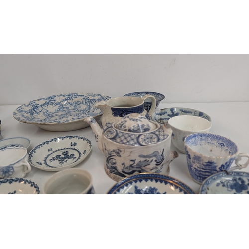 170 - Antique 18th and 19th Century Blue and White China and Transferware, Chinese and Japanese ans Other ... 