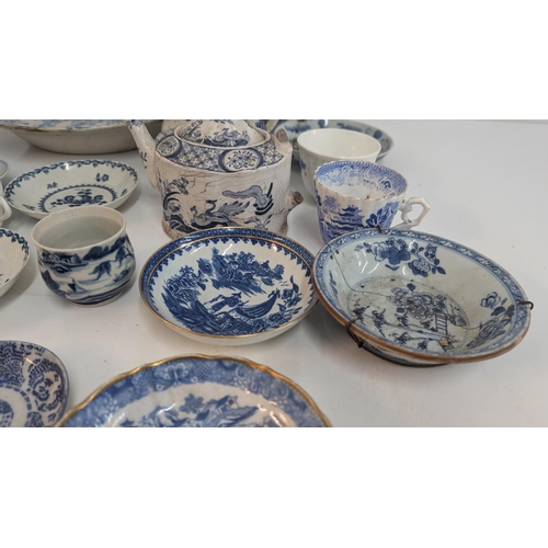 170 - Antique 18th and 19th Century Blue and White China and Transferware, Chinese and Japanese ans Other ... 