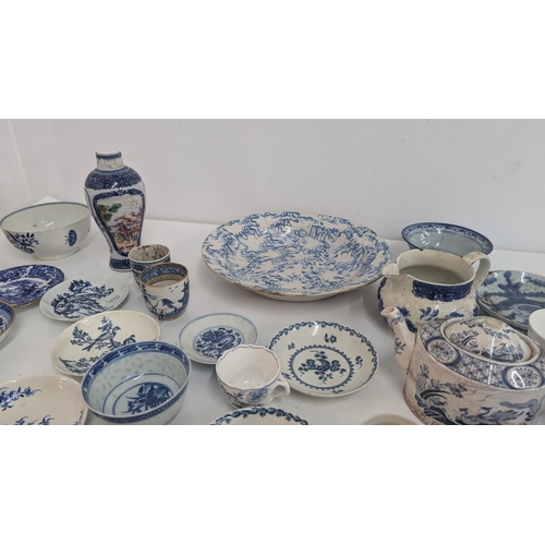 170 - Antique 18th and 19th Century Blue and White China and Transferware, Chinese and Japanese ans Other ... 