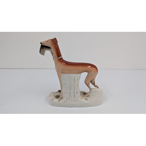 1099 - Vintage Chinaware inc, Staffordshire Greyhound missing part of leg and cracked, Porcelain Fruit Sell... 