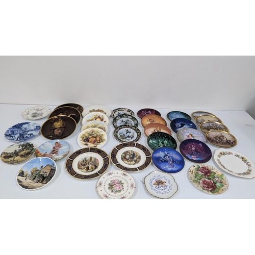 1101 - A Collection Of Vintage Plate Sets Including: The Topaz Fairy x9; Davenport Oval Four Seasons x4; Ba... 