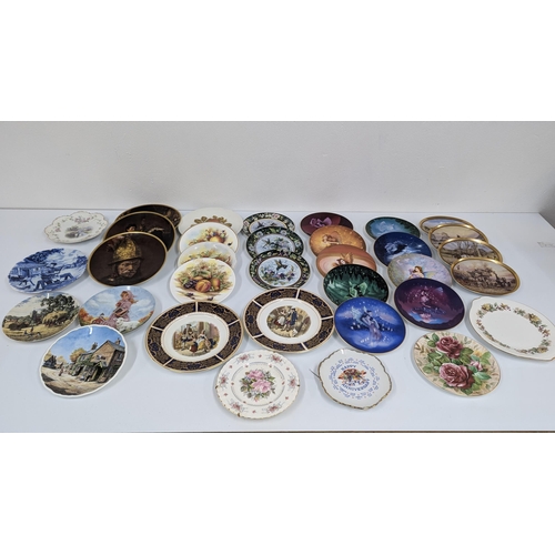 1101 - A Collection Of Vintage Plate Sets Including: The Topaz Fairy x9; Davenport Oval Four Seasons x4; Ba... 