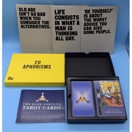 704B - 20 Aphorisms And Dion Fortune Tarot Cards