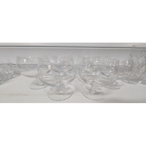 1340 - A Selection of Mixed Glass and Cut Crystal Glasses and Vase