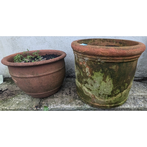 1450 - 2x Terracotta Planters