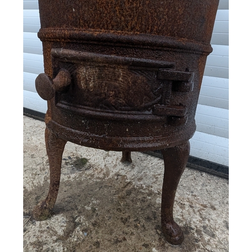 1452 - Cast Metal Wood Burner