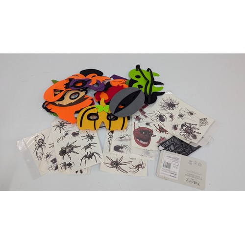 1343 - A Quantity Of Halloween Masks And Transfers