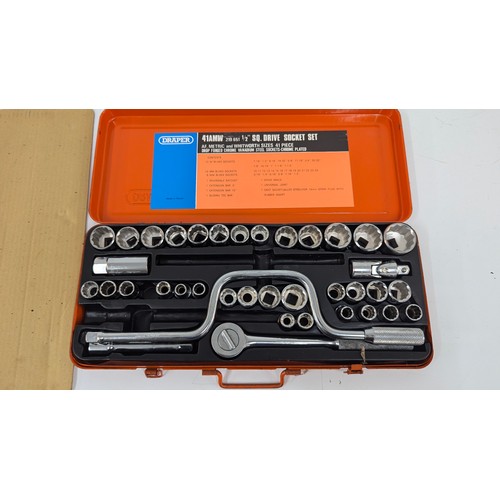 1363 - A Draper 1/2'' Square Drive Socket Set - Incomplete