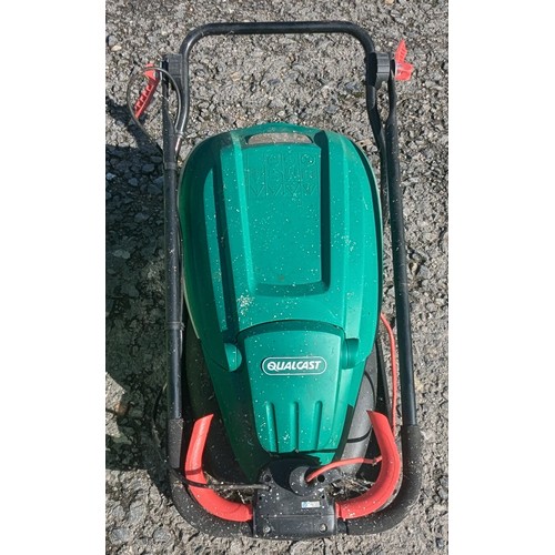 1387 - Qualcast 1500W Electric Hover Mower With Vac And Pac Collection