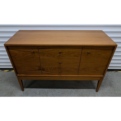 730 - Uniflex Mid Century Design Side Board with 3 x Drawers and 2 x Cupboards 74cm x 112cm x 46cm