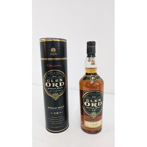 1357 - A Bottle of Glen Ord Single Malt 12 Year Old Bottle 1 Litre in Box.   No Commission to Pay as Charit... 