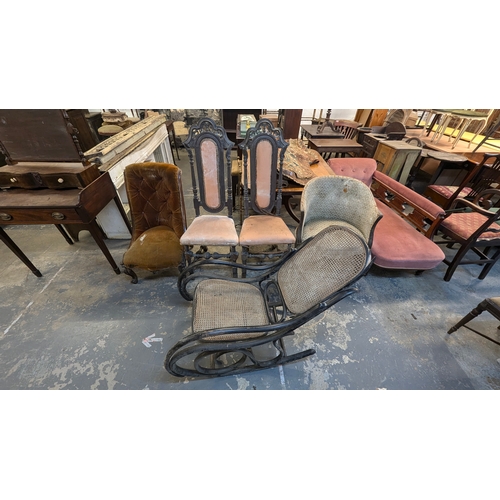 596 - 5 x Antique Chairs for Restoration