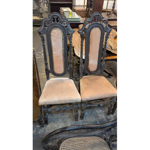 596 - 5 x Antique Chairs for Restoration